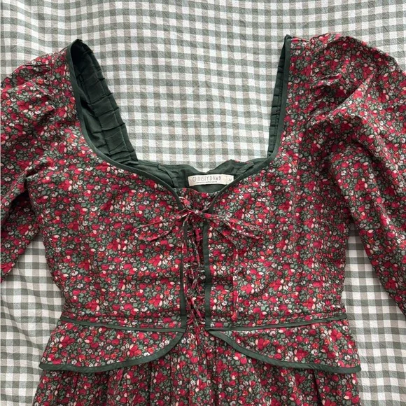 Christy Dawn Narcissa Dress in Evergreen Apple Harvest - Picture 4 of 6